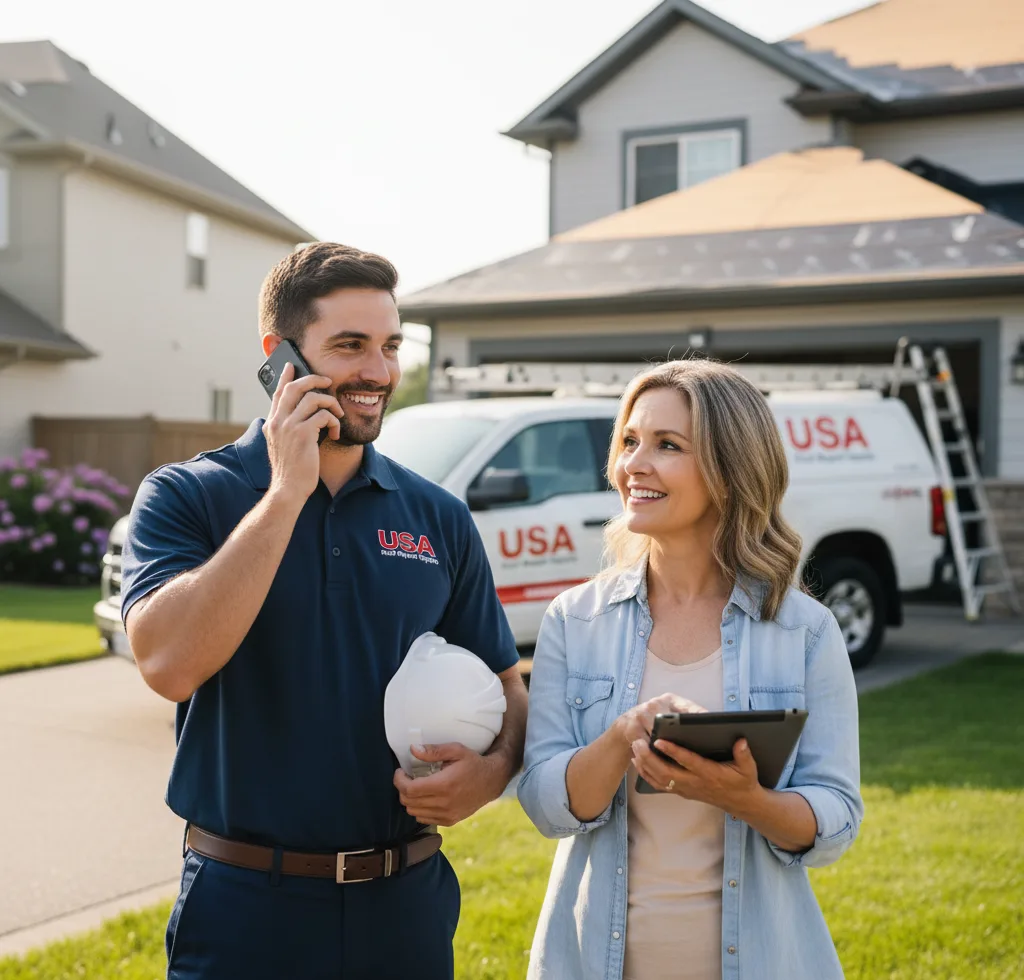 USA Roof Repair Experts customer support in Scipio Center